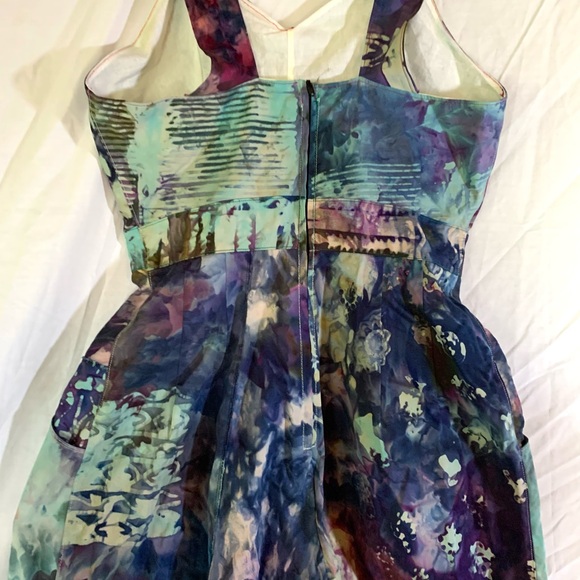 Multicolor Jumpsuit Sz M And Entirely Gorgeous, No Stretch - Picture 12 of 14